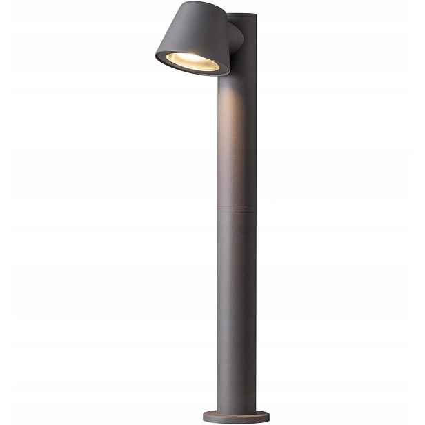 Zahradní sloupková lampa Dawalight GU10 5W Led 3000K IP44 hliník antracit