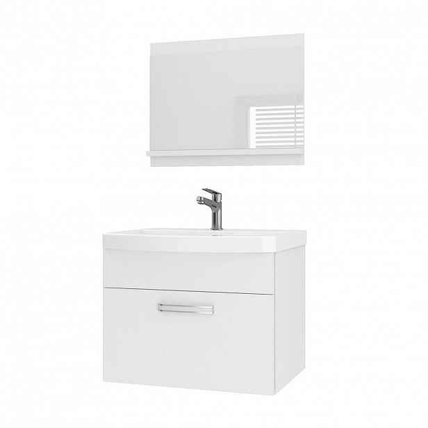 B BELINI GROUP KOUPELNOVÝ NÁBYTEK Koupelnová SADA PRI M1, Bílá matná, 60 cm