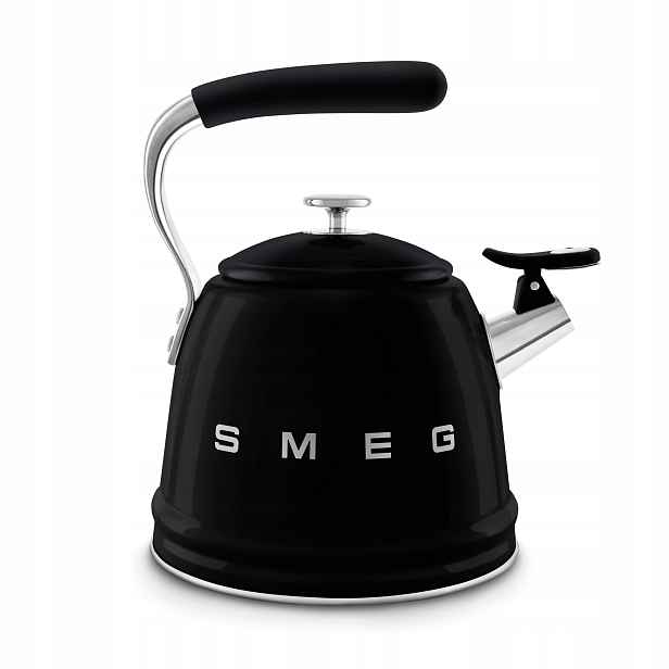 Konvice s píšťalkou Smeg WKF01BL černá