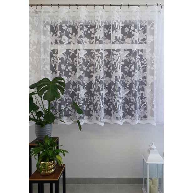 Mg Záclona 32432 Bílá 350x160 cm hotová s páskou M polský