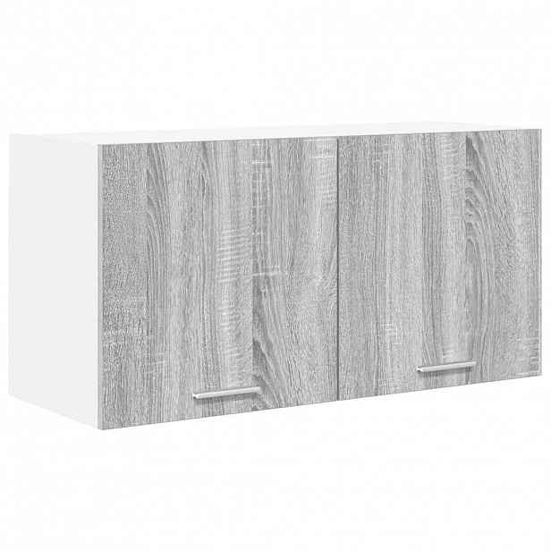 vidaXL Závěsná skříňka Šedá Sonoma 80 x 31 x 40 cm Kompozitní dřevo