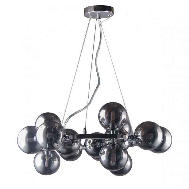 Závěsné Stropní Svítidlo Zwis Marbelio Chrom Moderní 15xG9 58 cm Italux