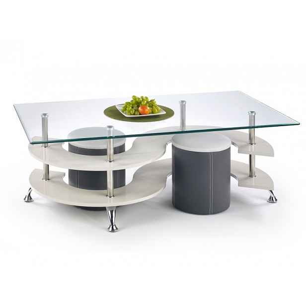 Konferenční stolek NINA 5, šedý