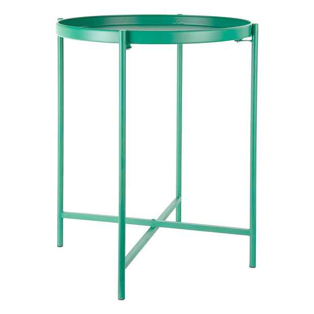 Kovový kulatý odkládací stolek ø 40 cm Meseta  – Leitmotiv