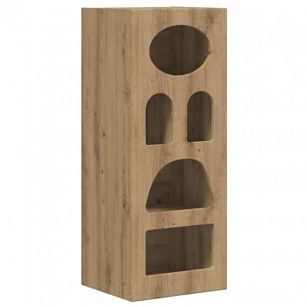 vidaXL Servírovací skříň ELST Artisanový dub 40 x 35 x 100,5 cm