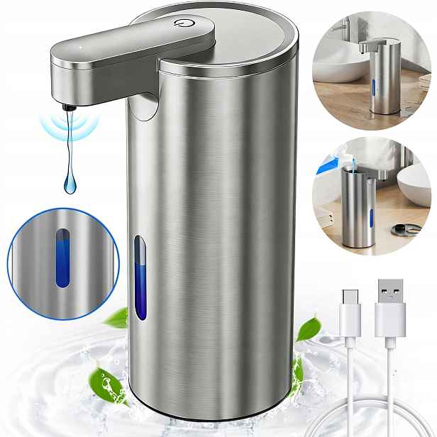 Vodotěsný Automatický Dávkovač Mýdla, Elektrický Dávkovač Mýdla 340 ML