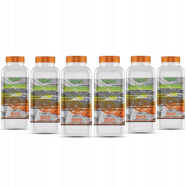 Bioetanol do krbu 6 x 1 l, vůně pomeranče, biopalivo
