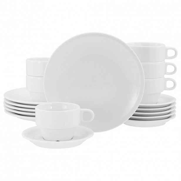 Creatable KÁVOVÁ SOUPRAVA Milano Weiss 18dílné