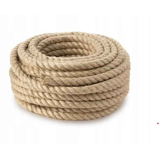 Dekorativní jutové lano 30 mm x 10 m. Do zahrady, na škrabadlo!