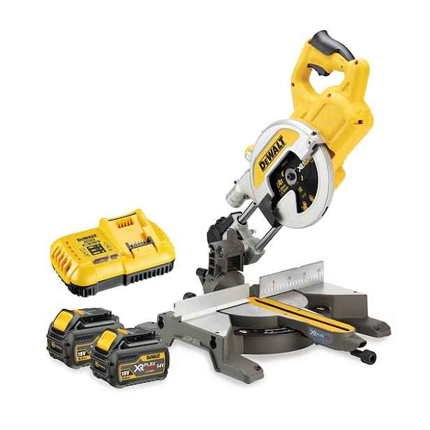 Dewalt DCS777T2 54V Xr Flexvolt Pokosová pila 216 mm 2 x 6 Ah