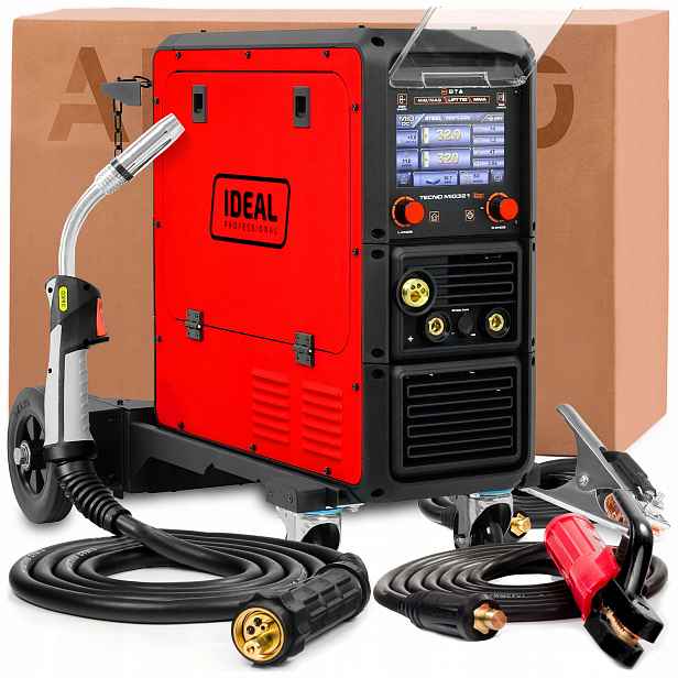 Poloautomatický Ideal Tecno Mig 321 Synergic LCD 400V 320A Tig Lift Mma Flux