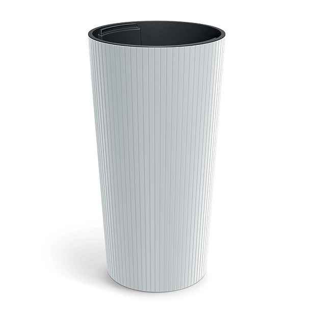 Prosperplast Květináč Lamie Slim bílý, varianta 30 cm
