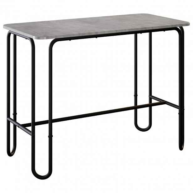 vidaXL Jídelní stůl 100 x 50 x 75 cm Kompozitní dřevo Betonově šedá