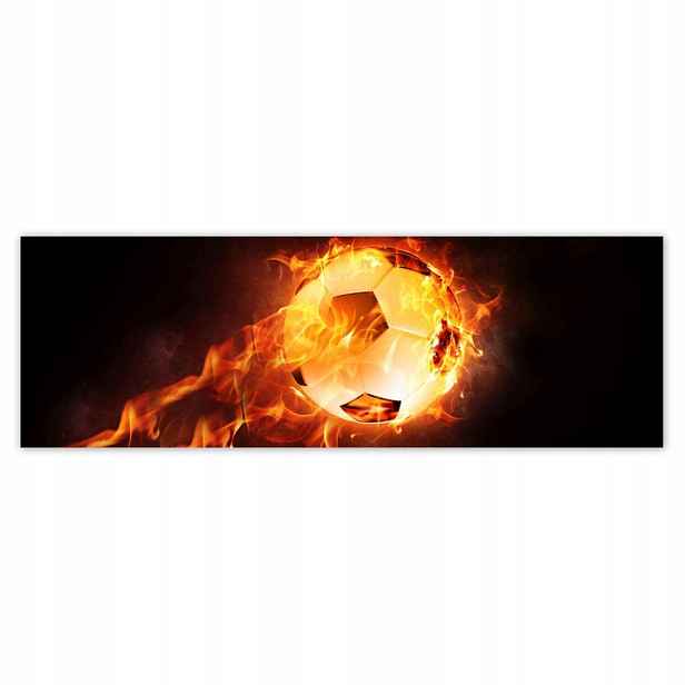 Plakáty 200x66 Fotbal v ohni
