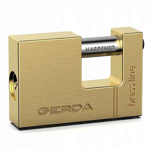 Mosazný visací zámek Gerda Brass Line T90