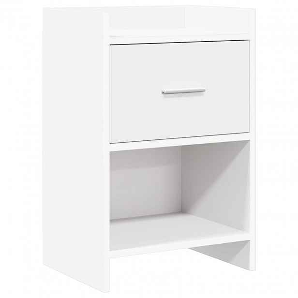 vidaXL Noční stolky Bílá 40 x 30 x 60 cm Kompozitní dřevo