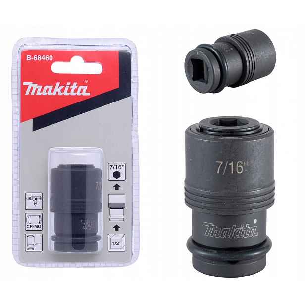 Makita Adaptér Pro Nárazový Adaptér 1/2 Na Hex 7/16 Pro Klíče