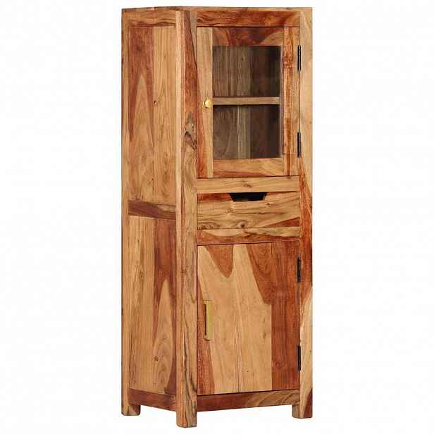vidaXL Skříň highboard 40 x 34 x 110 cm masivní akáciové dřevo