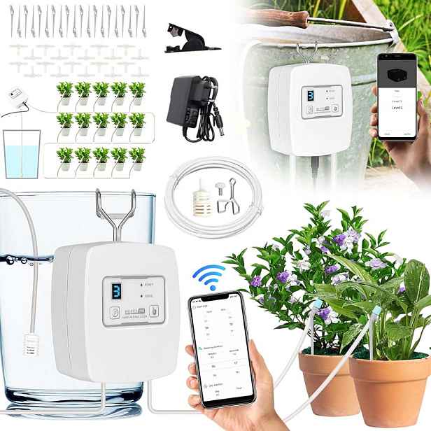 Automatický Zavlažovací Systém Sada Wifi Pro Zahrady, Terasový Skleník