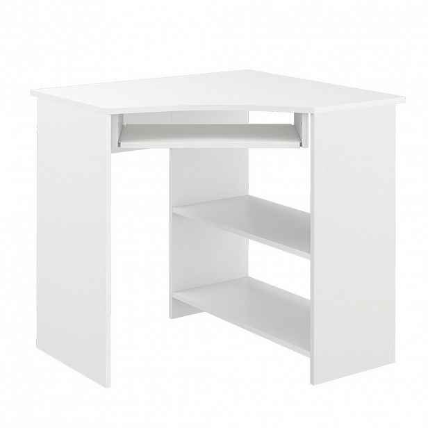 Vicco ROHOVÝ PSACÍ STŮL Odin Bílá 83 x 76 cm