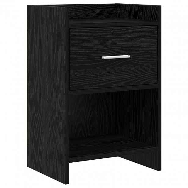 vidaXL Noční stolky Černý dub 40 x 30 x 60 cm Kompozitní dřevo