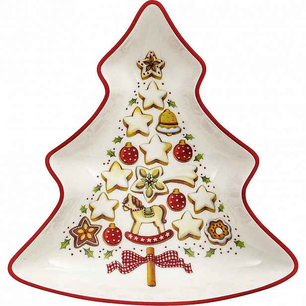 Villeroy & Boch Winter Bakery Delight miska ve tvaru vánočního stromku, 17 cm