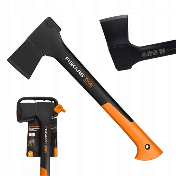 Fiskars X10 tesařská sekera S sekerkou 1015619