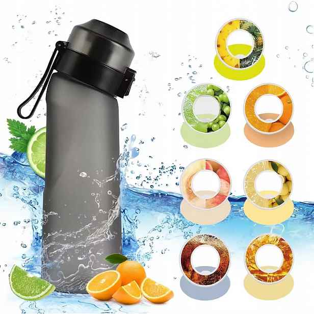 Lahvička Na Vodu Lahev Na Pití S 7 Podami Set bez cukru a kalorií 650 ml