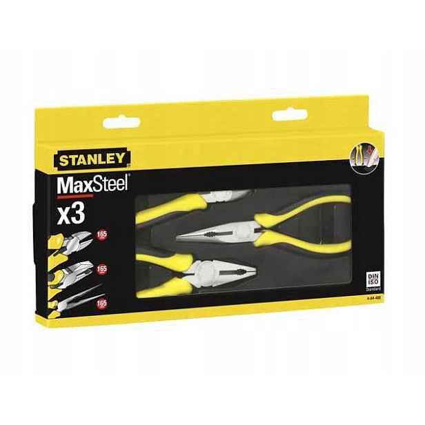 Stanley Kleště Komplet 3ks (univerzální, Boční, Prodloužené) S4-84-488