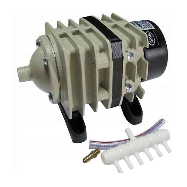 Výkonná provzdušňovací pumpa N-aco-45 pro vodní jezírko 2700 l/h