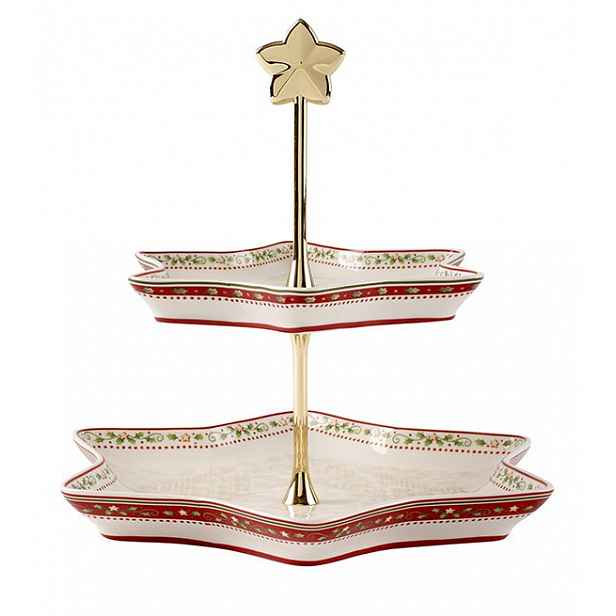 Villeroy & Boch Winter Bakery Delight etažér, cesmína, 34 cm