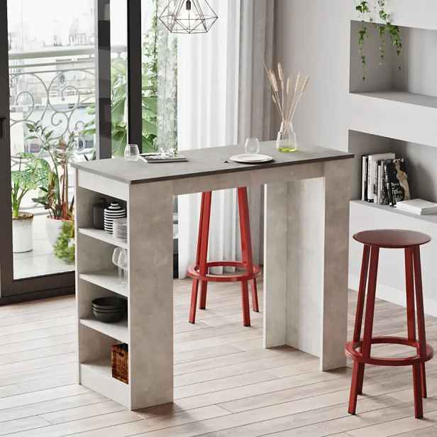 Casarredo Barový stůl STIGLER, šedá