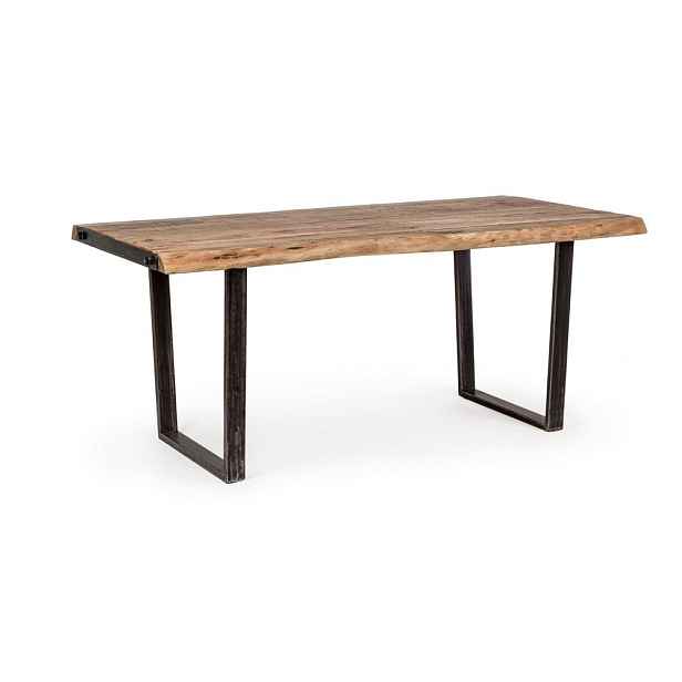 Jídelní stůl s deskou z akácie 90x180 cm Elmer – Bizzotto