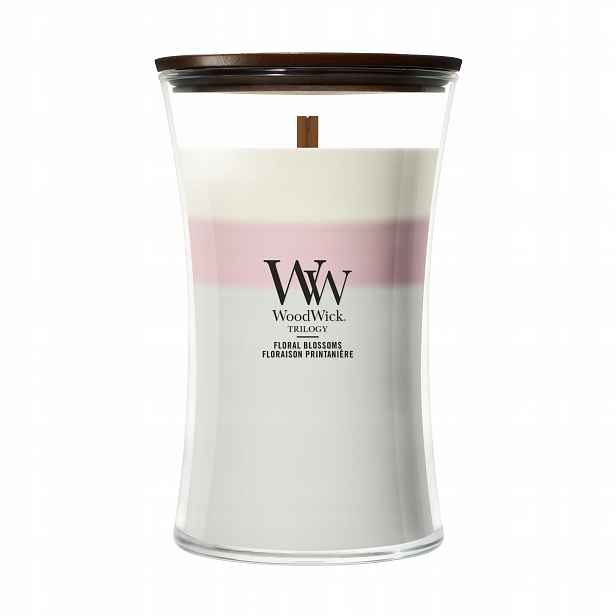 Velká vonná svíčka WoodWick Floral Blossoms