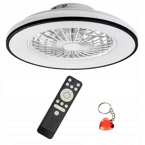 Stropní svítidlo s ventilátorem Led lampowentylator 48W s dálkovým ovládáním DALFON2 7