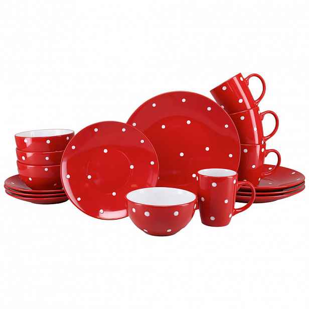 Creatable KOMBINOVANÁ SOUPRAVA Polka Dots bunt 16dílné