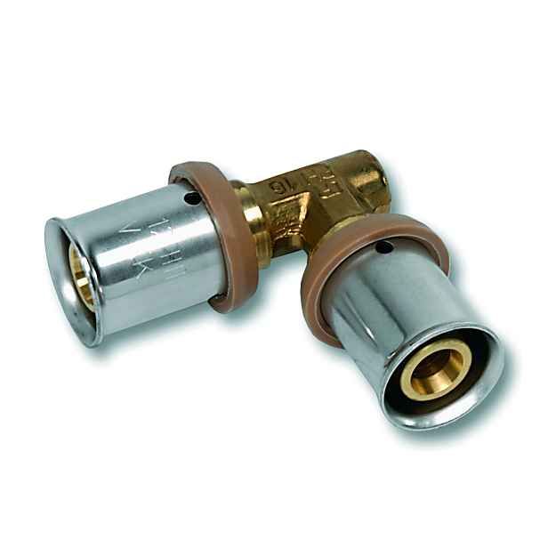 Koleno 90° Sanha 3fit-Press 20×20 mm