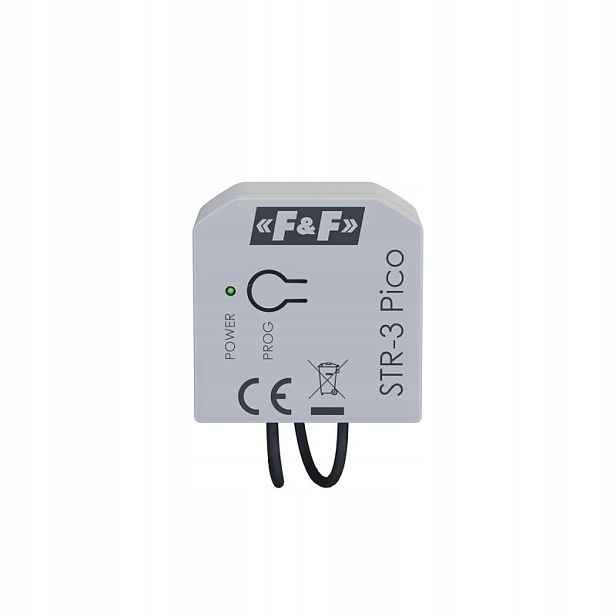 Miniaturní ovladač rolet pro plechovku FI60 F&f 230V 3A IP20 STR-3 Pico