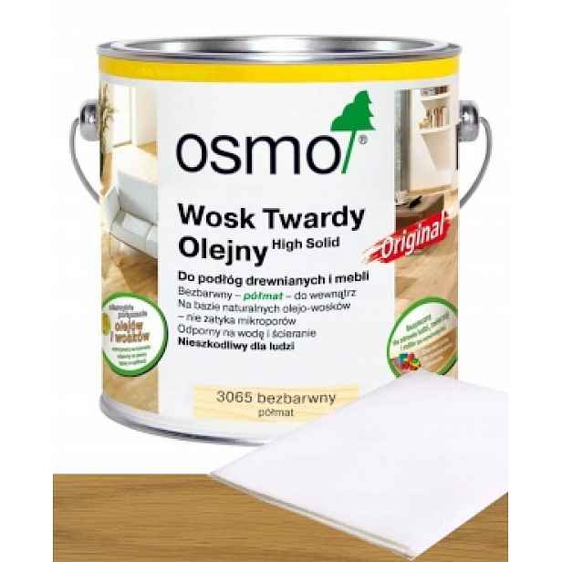Osmo 3065 Tvrdý vosk olejový 0,75 l polomatný
