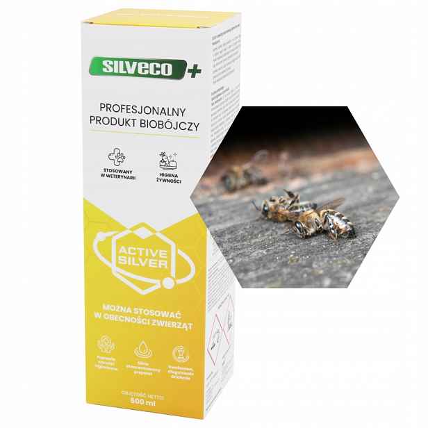 Silveco+ přípravek na Vápennou Plíseň dezinfekce včelína a vybavení 500 ml
