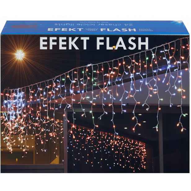 Sople 1000 Led Záclona Venkovní Osvětlení IP44 Vícebarevná Studený Flash 40 M