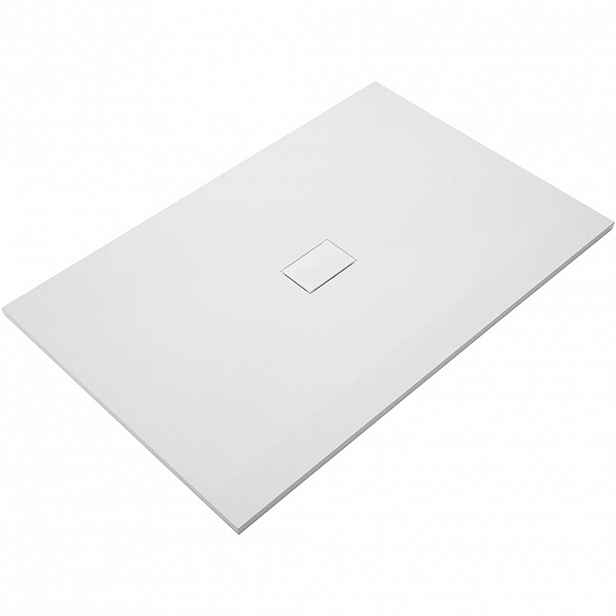 Sprchová vanička obdélníková FlexiCut - SMC/minerální kompozit - upravitelná - bílá matná - 150x100x3 cm