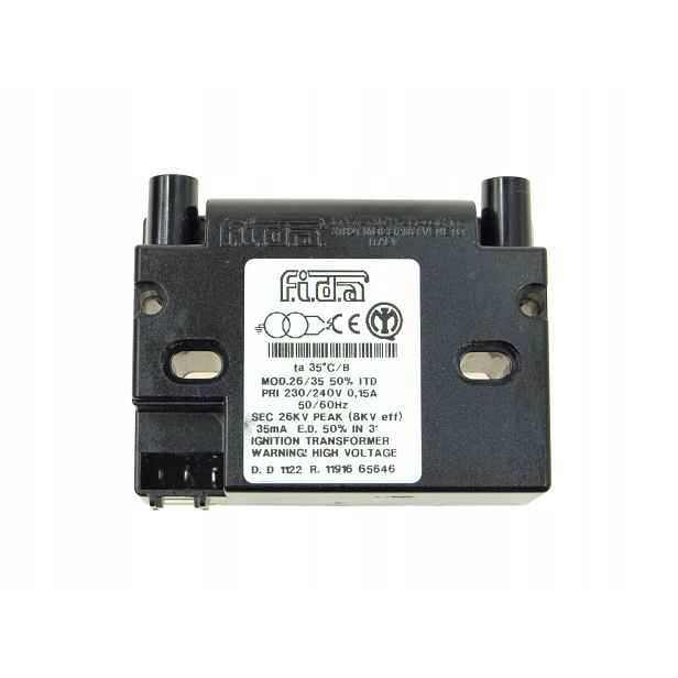 Zapalovací Transformátor Fida Model 26/35 50% Atd 230V Ecoflam Max 1