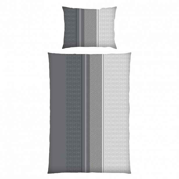 Boxxx POVLEČENÍ plyš šedá, bílá 140/200 cm