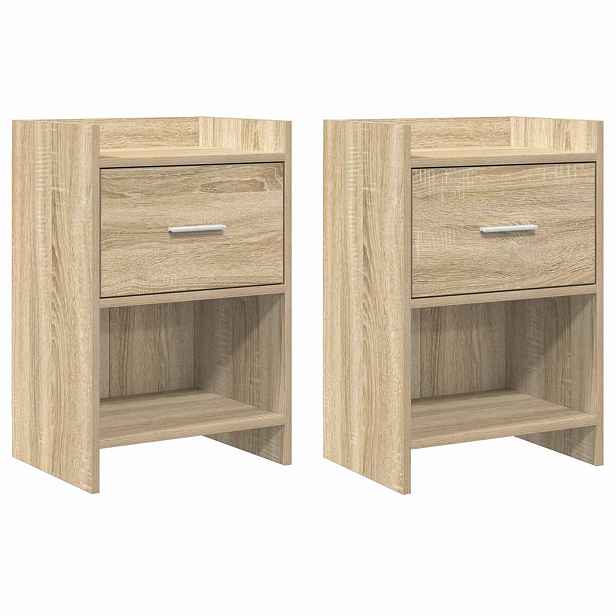 vidaXL Noční stolky 2 ks Dub sonoma 40 x 30 x 60 cm Kompozitní dřevo
