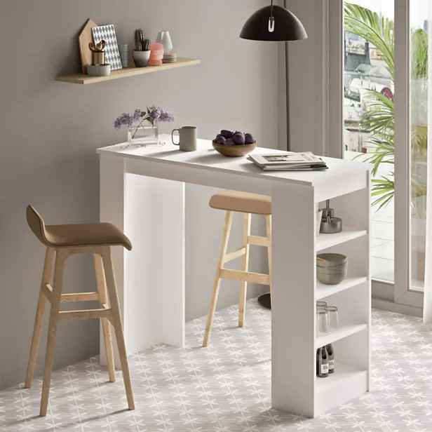Casarredo Barový stůl STIGLER, bílá