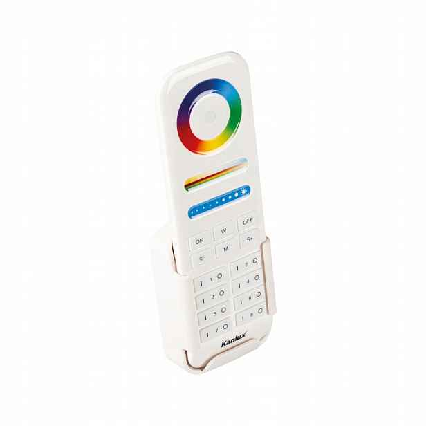 Dálkový Ovladač pro Led pásky Ctrl 12/24V Rgb Cct-w Osmizónový Bílý Kanlux