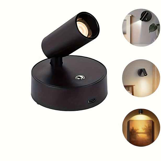 TEMU LED multifunkční reflektor, nastavitelné režimy teplé bílé/studené bílé/neutrální bílé světla a jas, ideální pro osvětlení rostlin a uměleckých