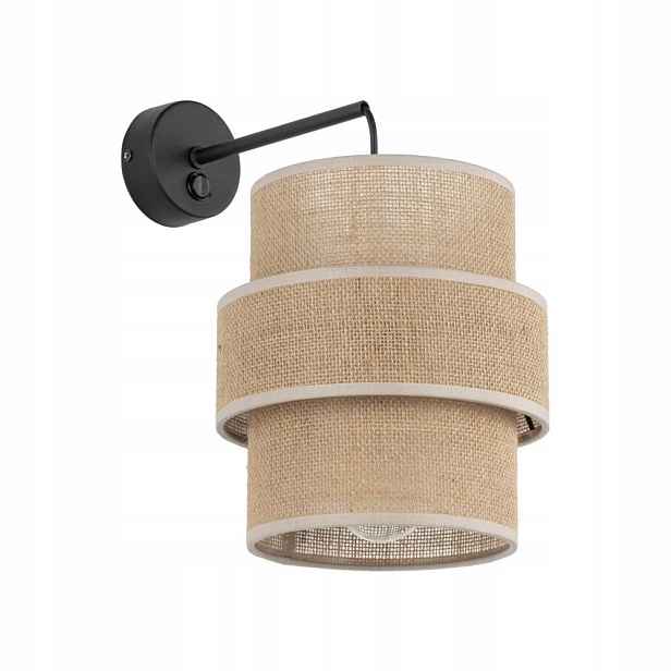 Nástěnné svítidlo s vypínačem Calisto Juta 5400 Tk Lighting