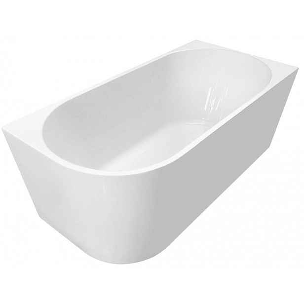Aqualine Tibera - Vana 150x75 cm, pravá, bílá E1037